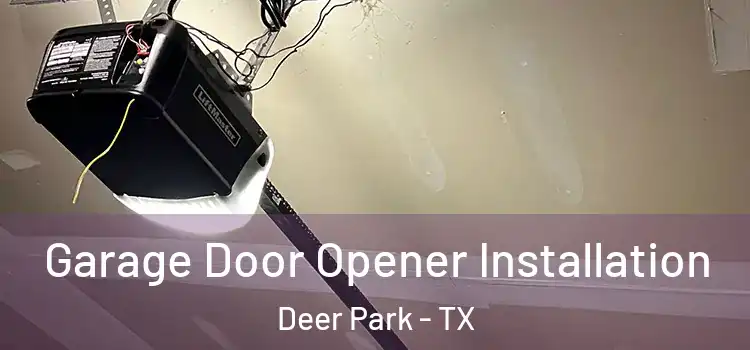  Garage Door Opener Installation Deer Park - TX