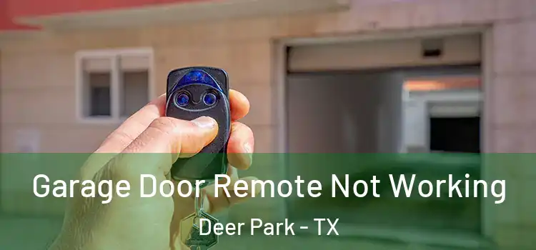 Garage Door Remote Not Working Deer Park - TX