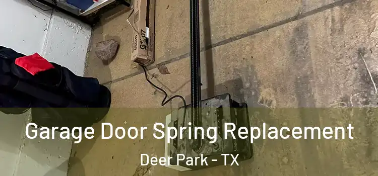 Garage Door Spring Replacement Deer Park - TX